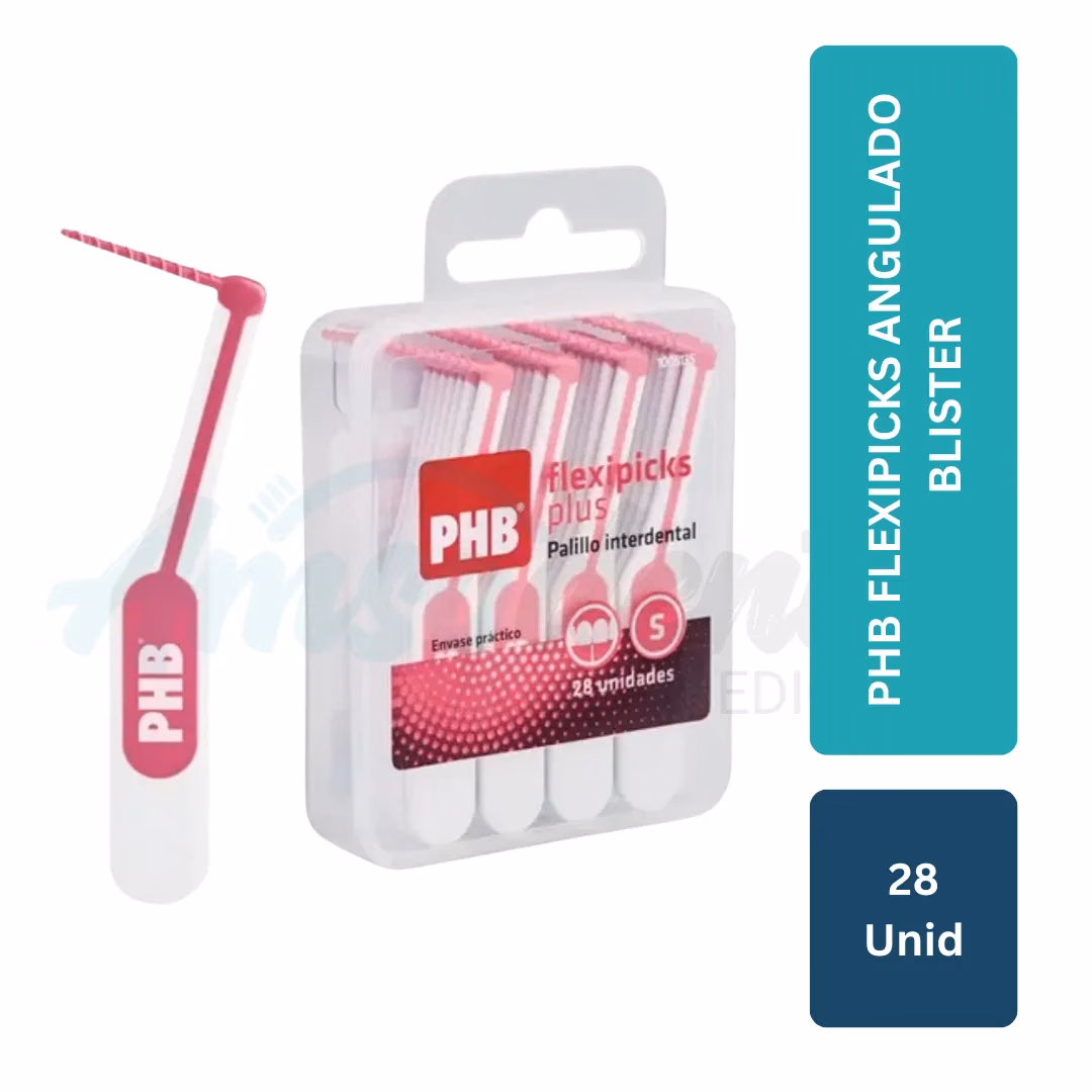 Palillo Interdental PHB Flexipicks Angulado (28 unid)
