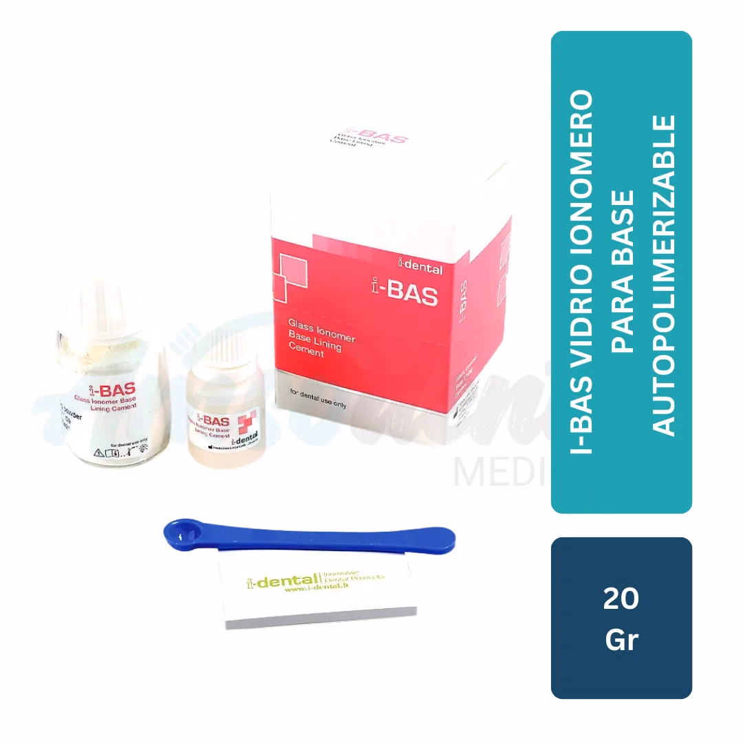 Ionómero de Vidrio para Base I-Bas I-Dental (20 g)