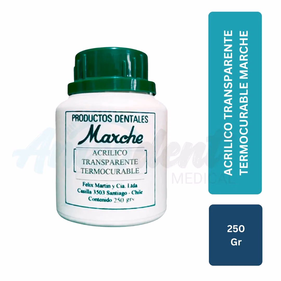 Acrílico Transparente Termocurable Marche (250 g)