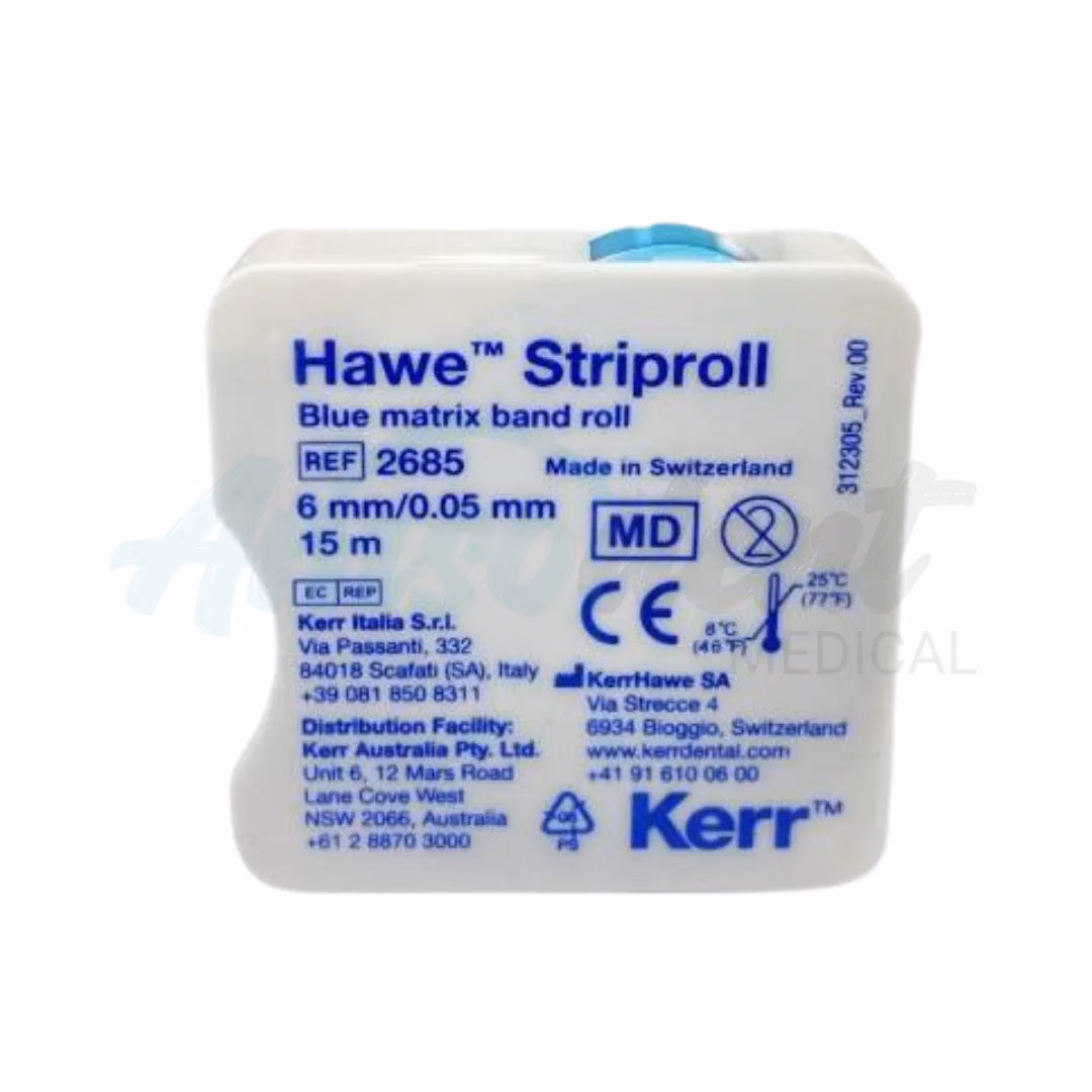 Banda de Celuloide Striproll Kerr con Dispensador (15m x 6mm)