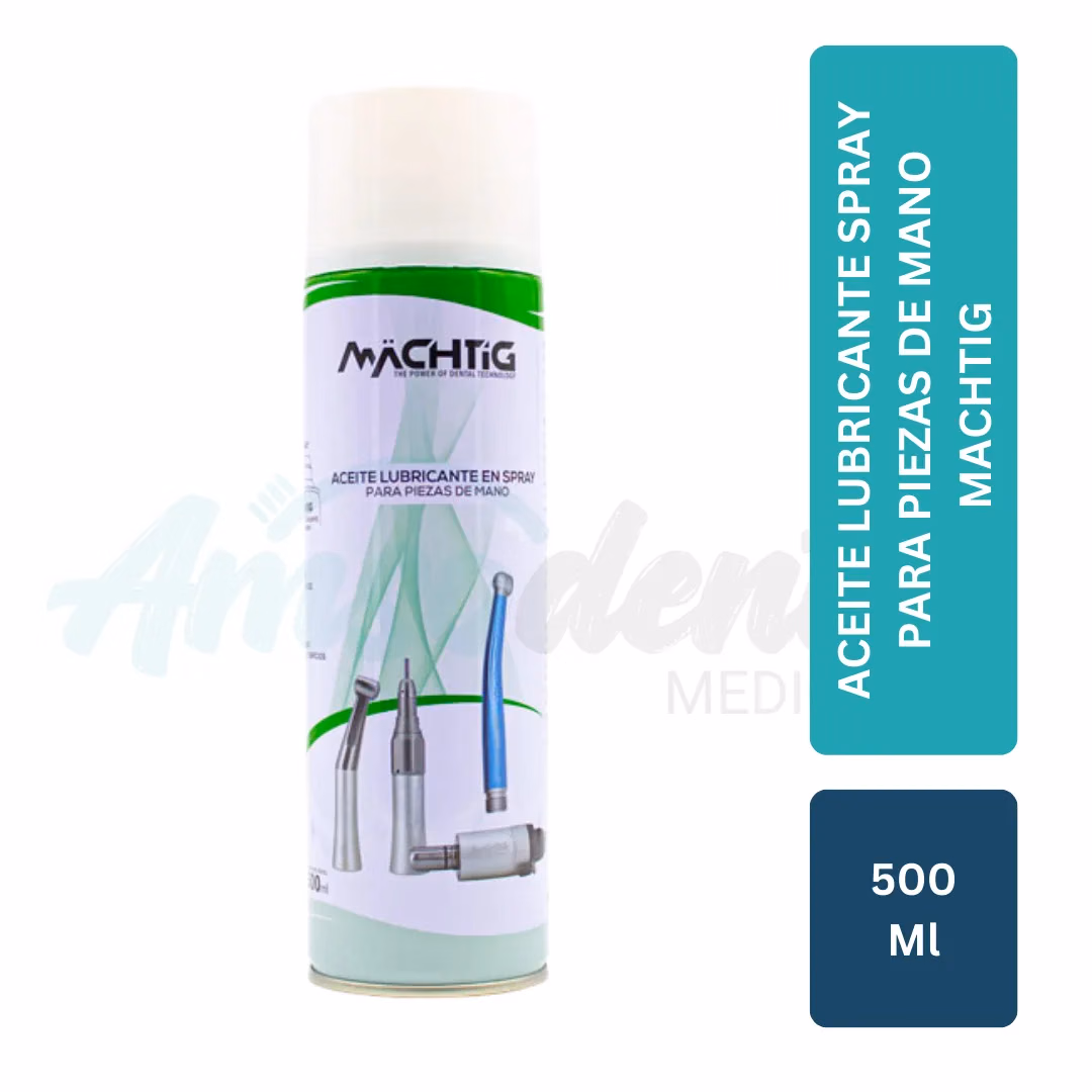 Aceite Lubricante Spray Machtig para Piezas de Mano (500 mL)
