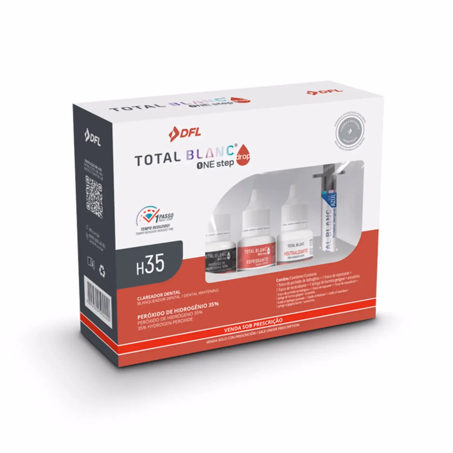 Kit Blanqueamiento Total Blanc One Step Drop 35% DFL (18 Pacientes)