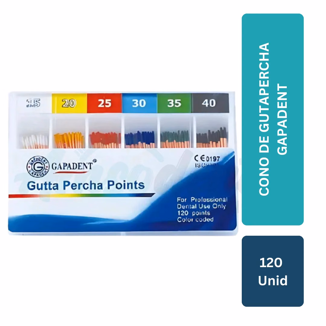 Cono de Gutapercha Gapadent (120 unid)