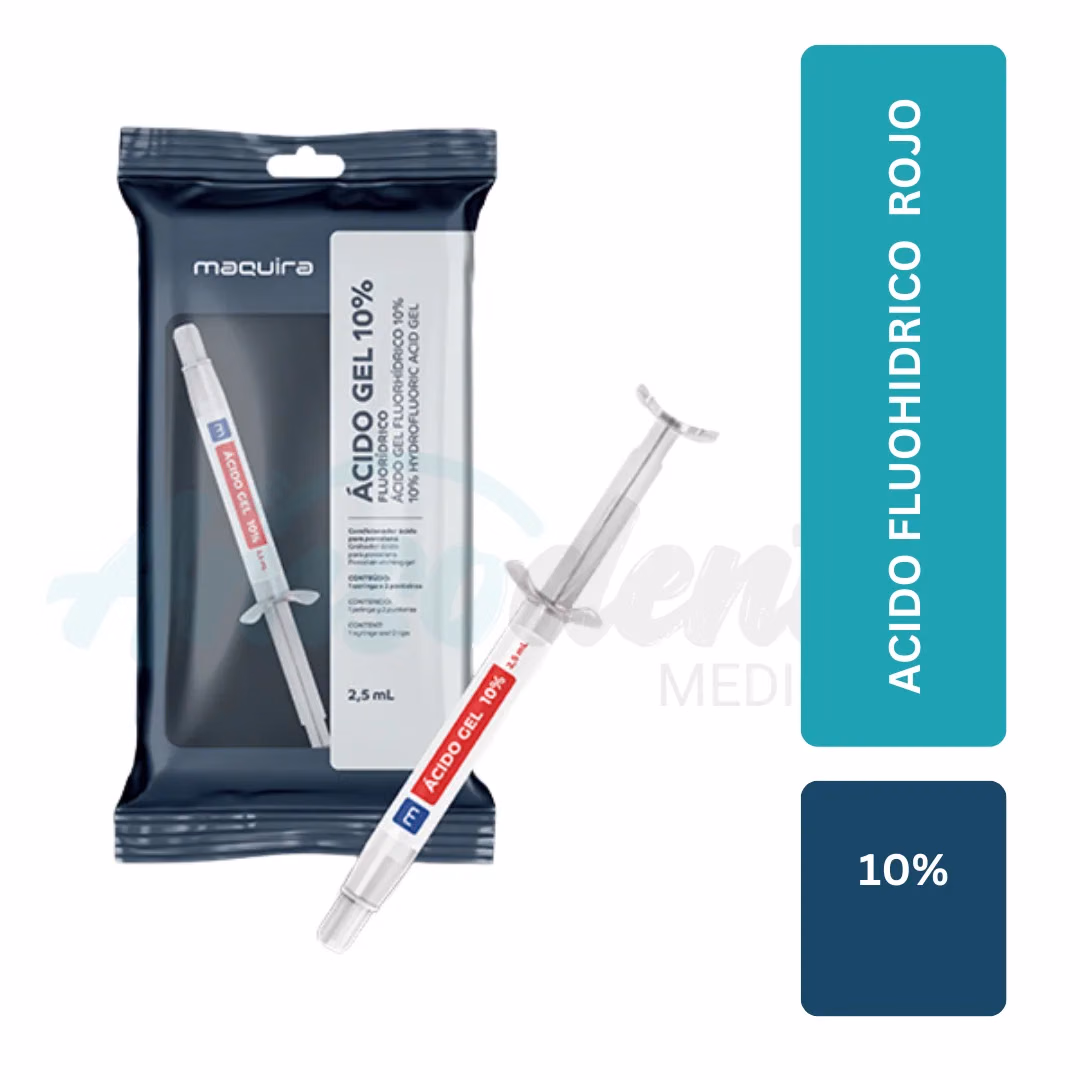 Ácido Gel Fluorhídrico 10% Maquira (2,5 mL)