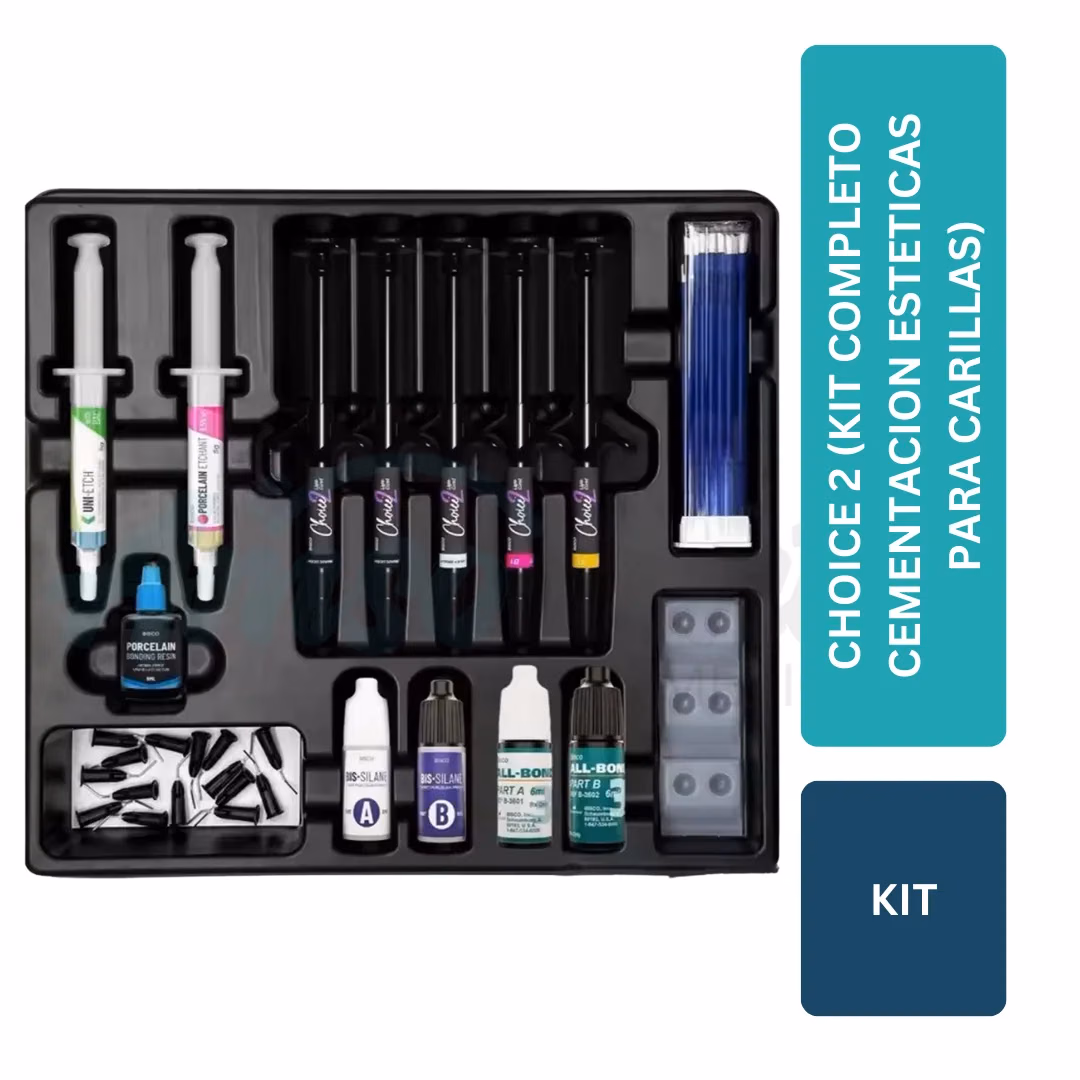 Kit Completo de Cementación Estética Choice 2 Bisco para Carillas
