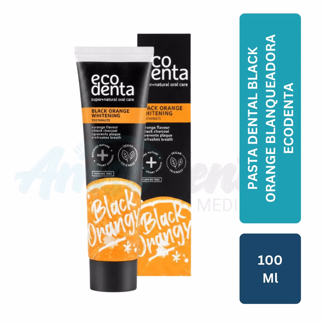 Pasta Dental Blanqueadora Black Orange EcoDenta (100 mL)