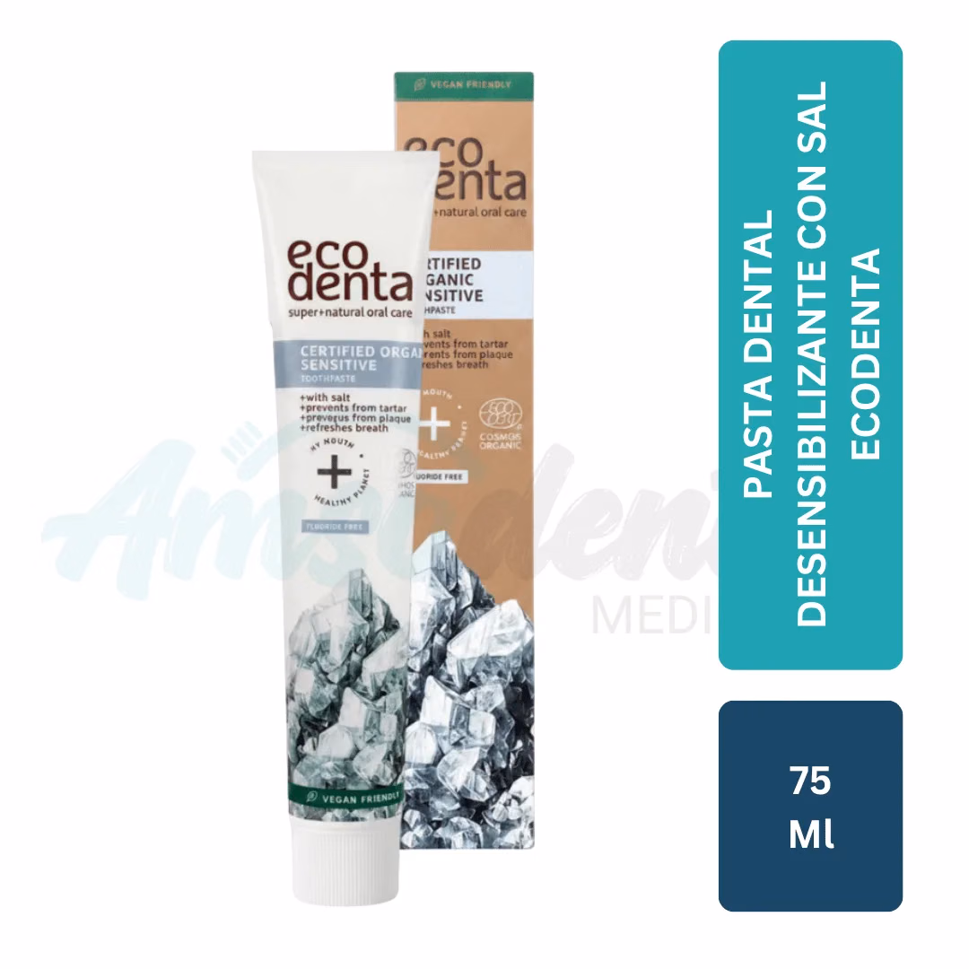 Pasta Dental Desensibilizante con Sal EcoDenta (75 mL)