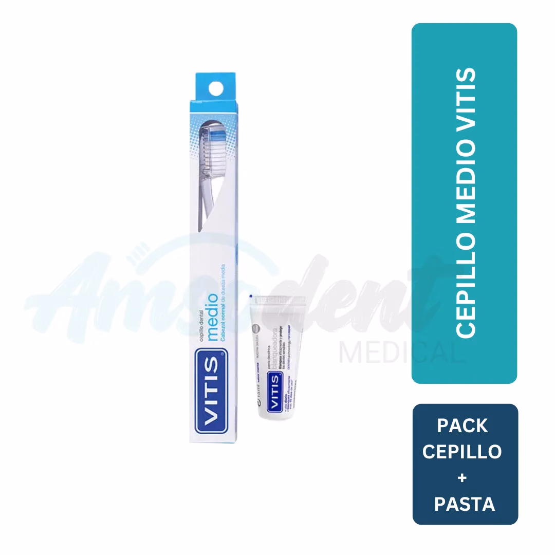Pack Cepillo Vitis + Pasta Dental