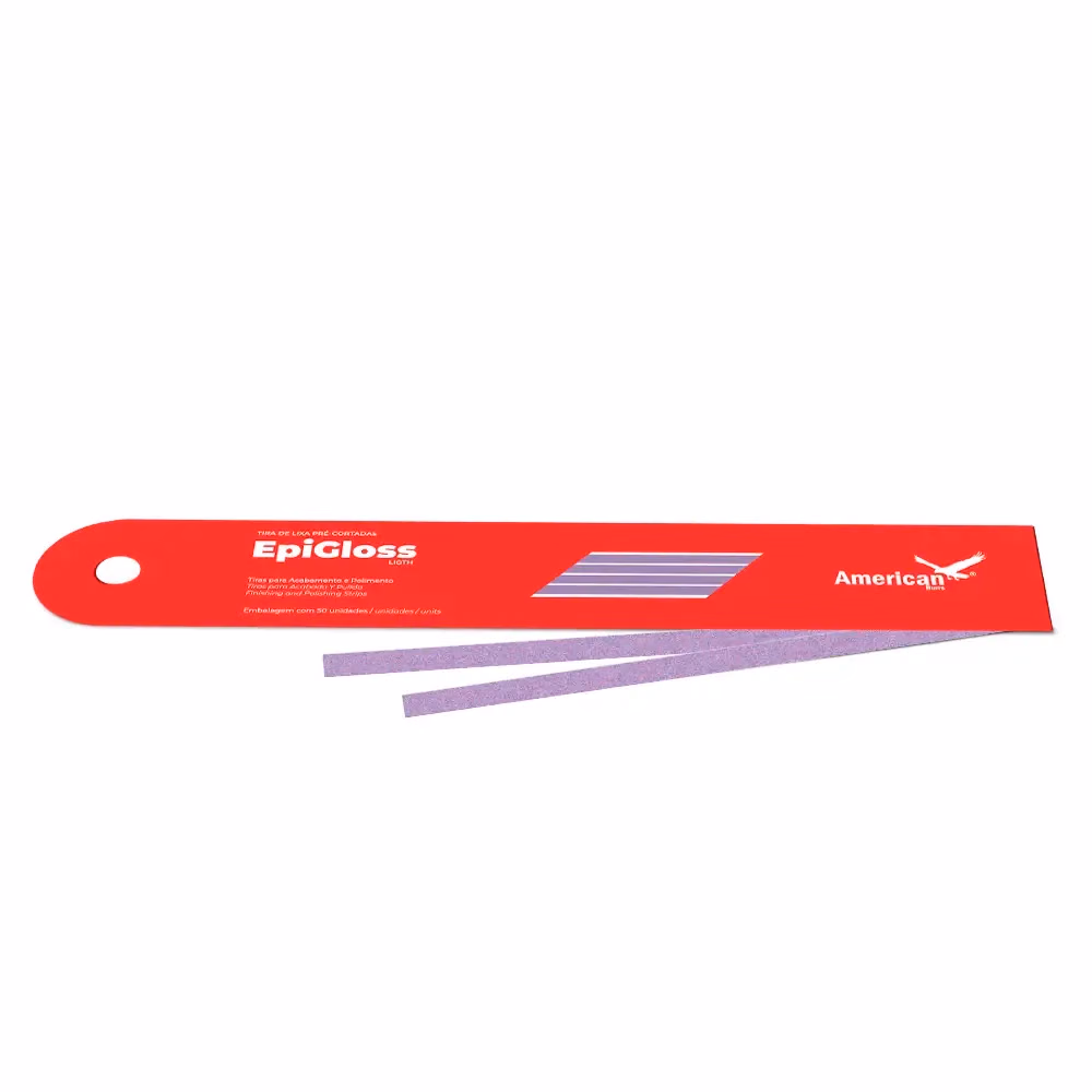 Tira Poliéster Precortada Epigloss – Gruesa | Rojo