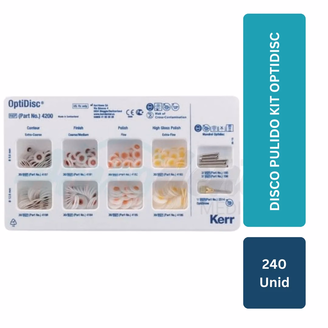 Kit Discos de Pulido Optidisc Kerr (240 unid)