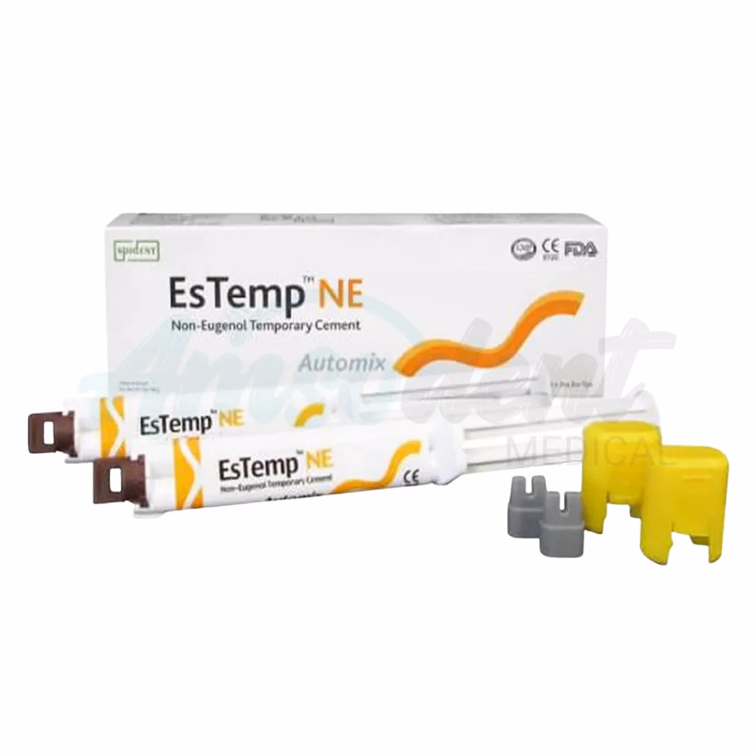 Cemento Temporal sin Eugenol Estemp Spident (2 Jeringas de 10 g)