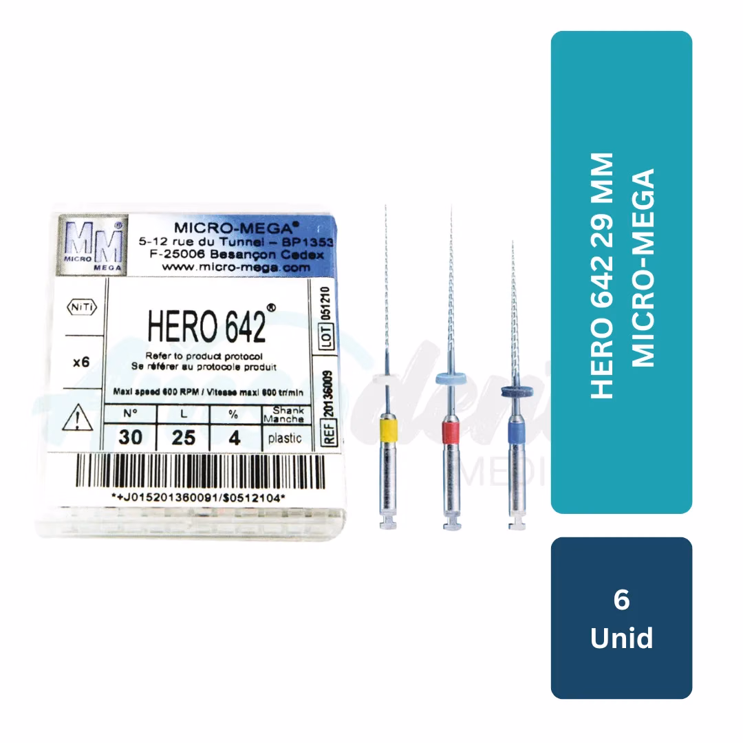 Lima Rotatoria Hero 642 Micro-Mega (29mm, 6 unid)