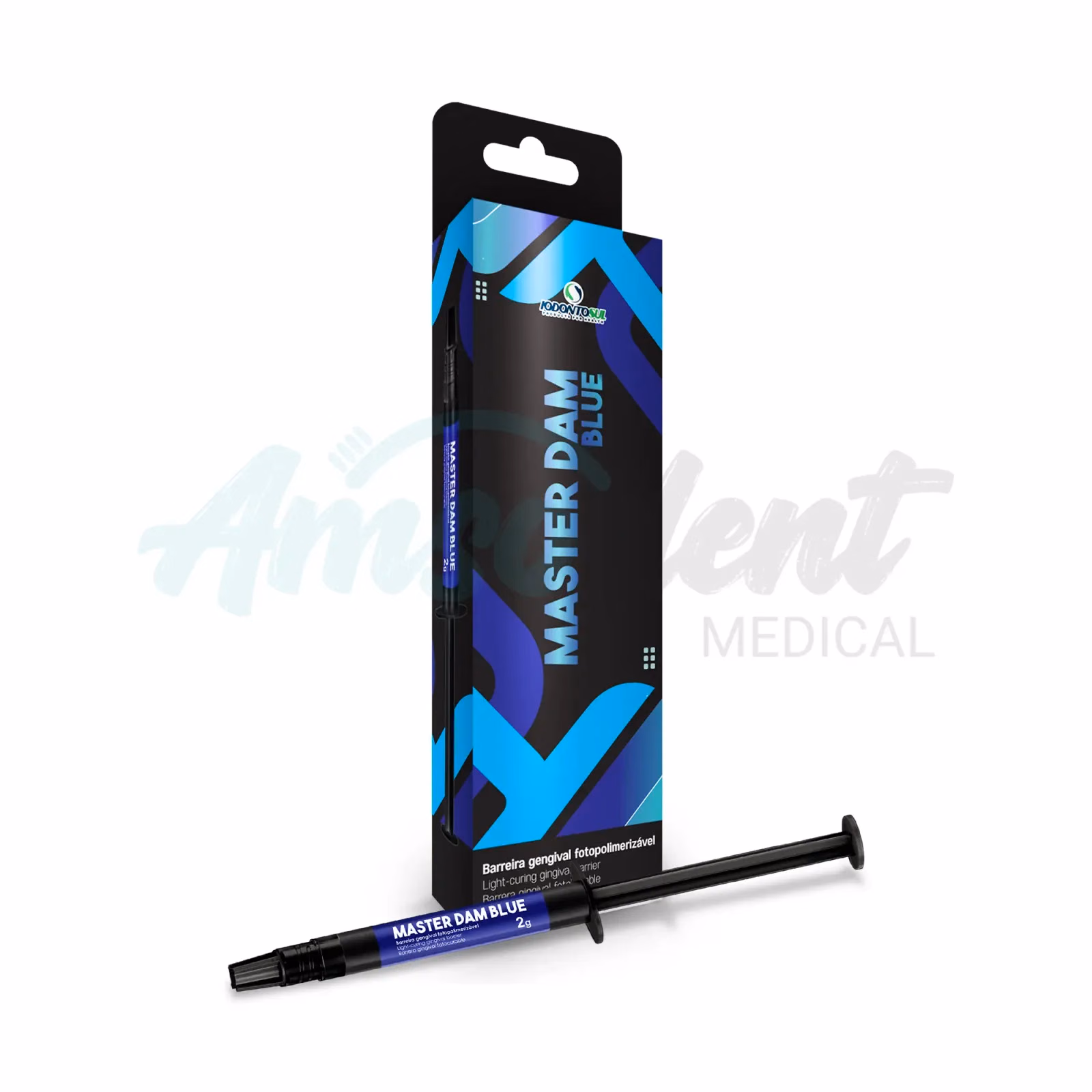 Barrera Gingival Master Dam Azul Iodontosul (Jeringa 2 g)