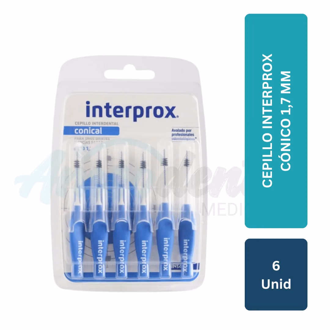 Cepillo Interprox Cónico 1,7 mm – 6 unidades