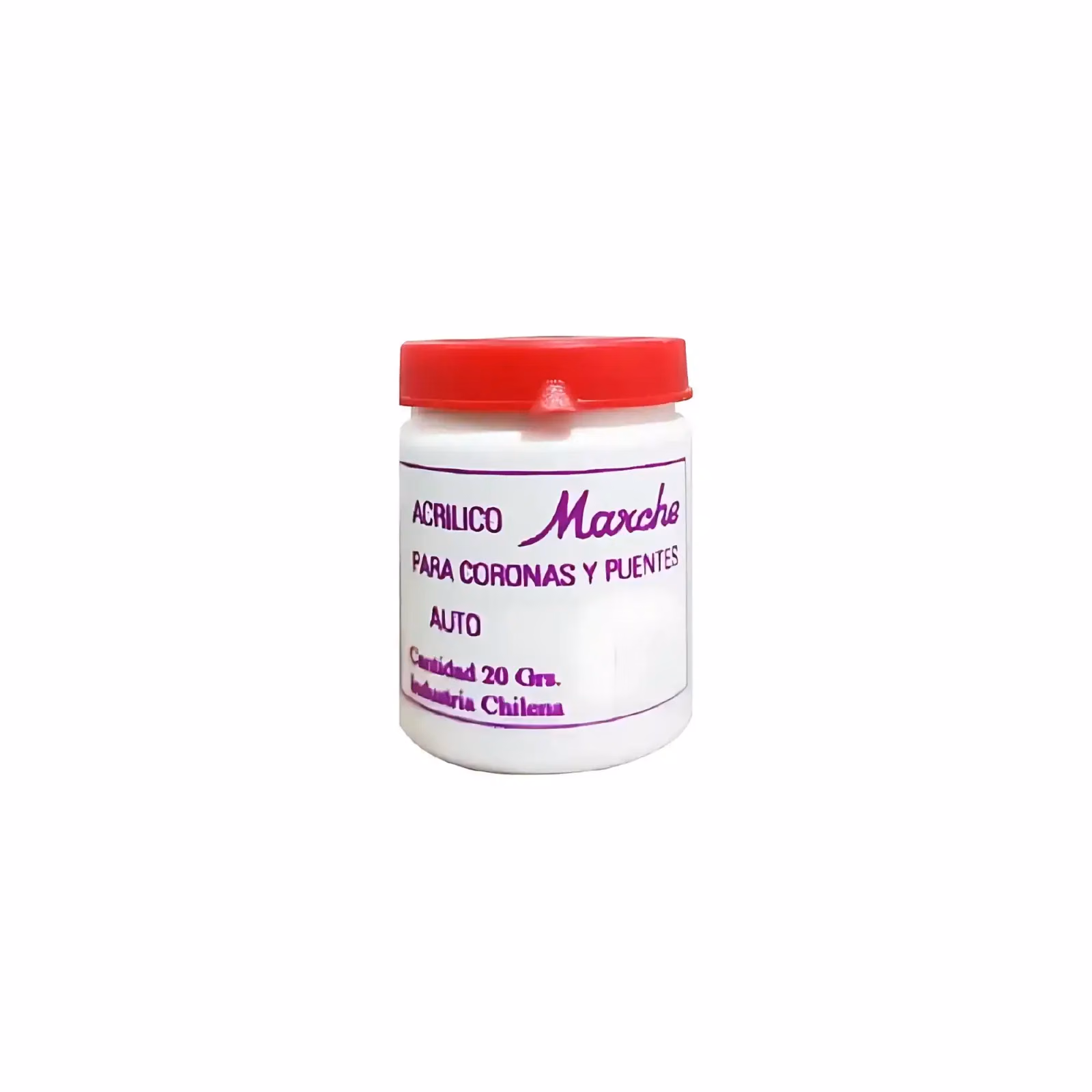 Acrílico Autocurable para Coronas y Puentes Marche (20 g)