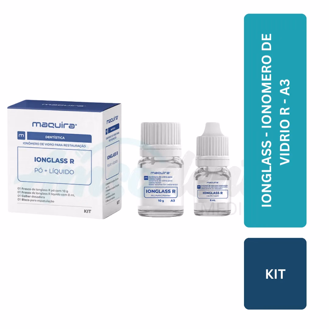 Kit Ionómero de Vidrio Ionglass R Maquira Tono A3